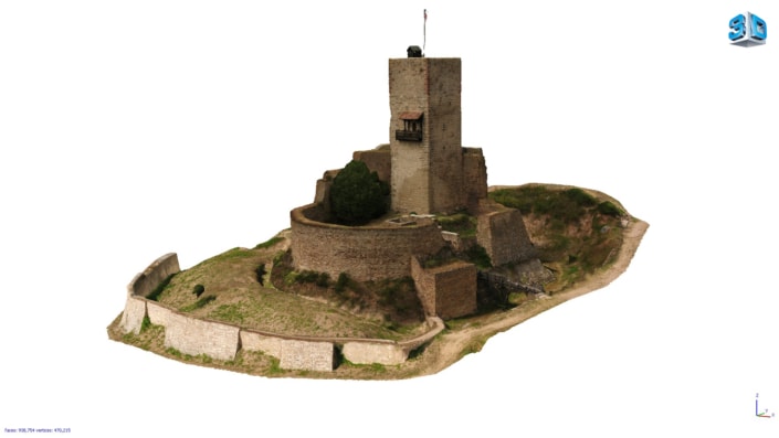 Modélisation 3D château